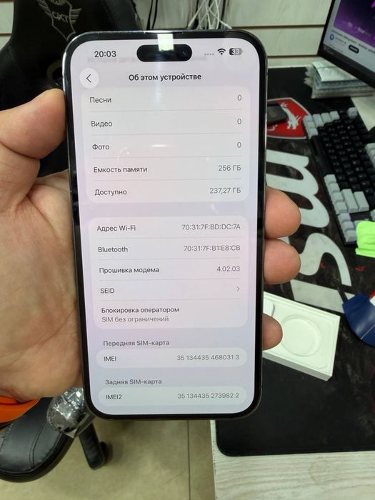 Iphone 14 pro max sotladi holati ideal xich qati alshmagan ochlmgan