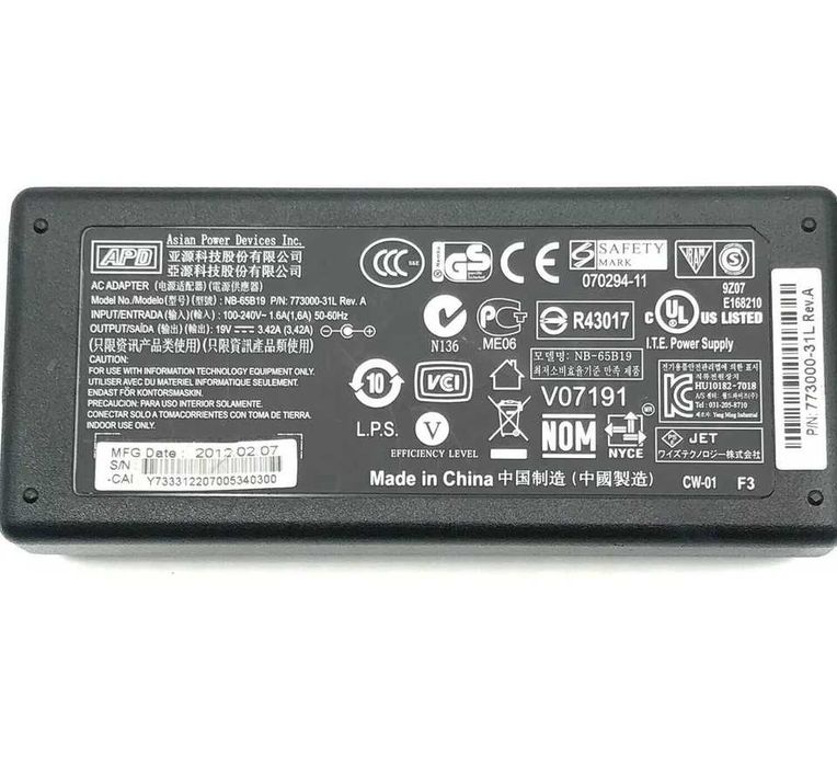 Adaptor incarcator 19V APD Dell Wyse 5010 5020 7010 7020 Thin Client