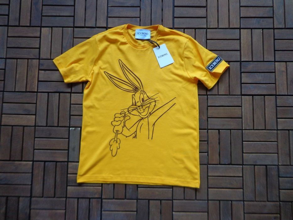 Мъжка тениска Iceberg Ivory T-shirt with Cartoon Detail размери M, L