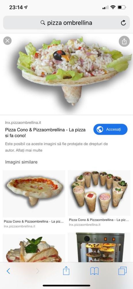 Aparatura Horeca Pizza Cono & Pizzaombrellina