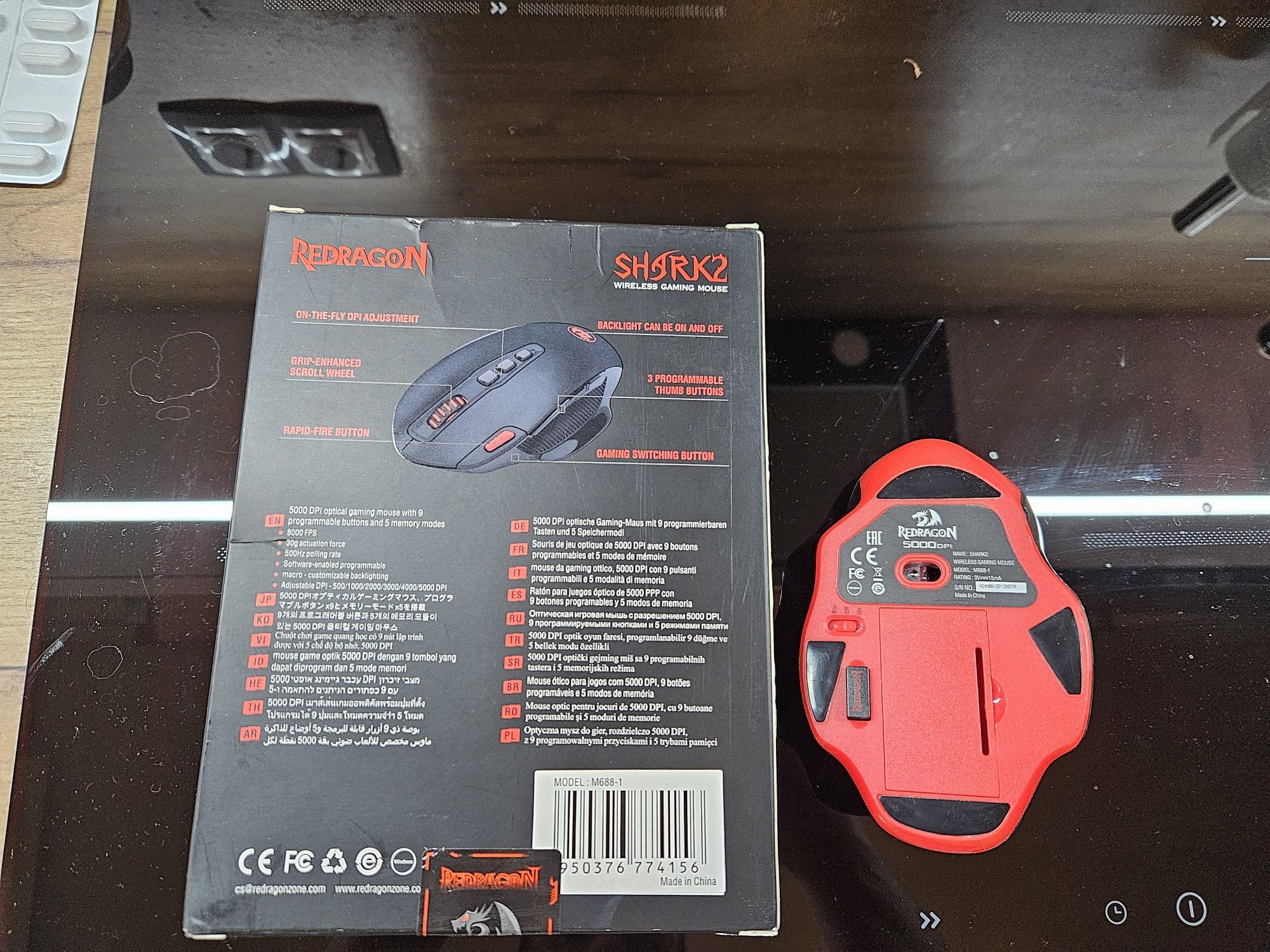 Гейминг мишка Reddragon Shark 2