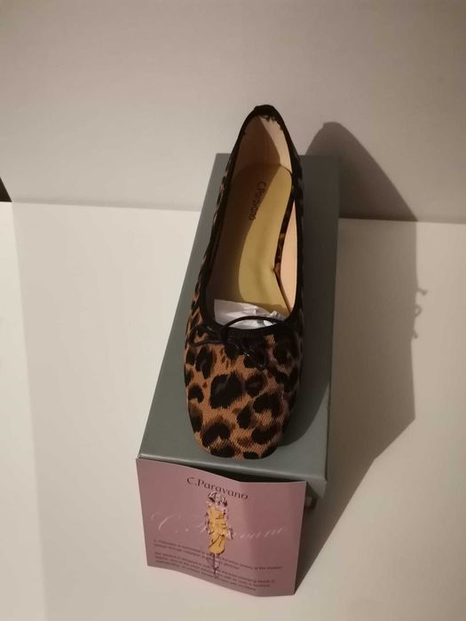 Balerini dama C. Paravano leopard, marimea 38.5, noi