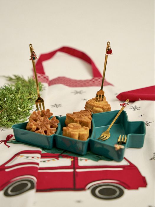 Коледни вилици + коледни лъжички