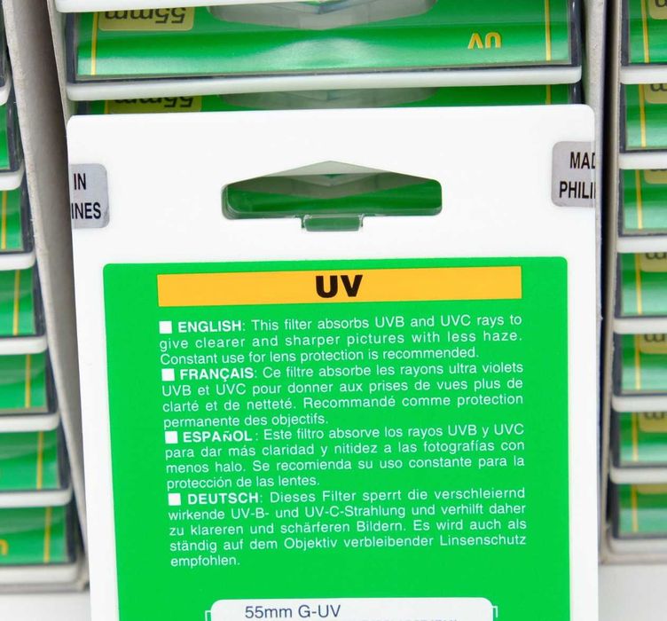 Filtre Hoya Haze UV 55mm – noi, sigilate