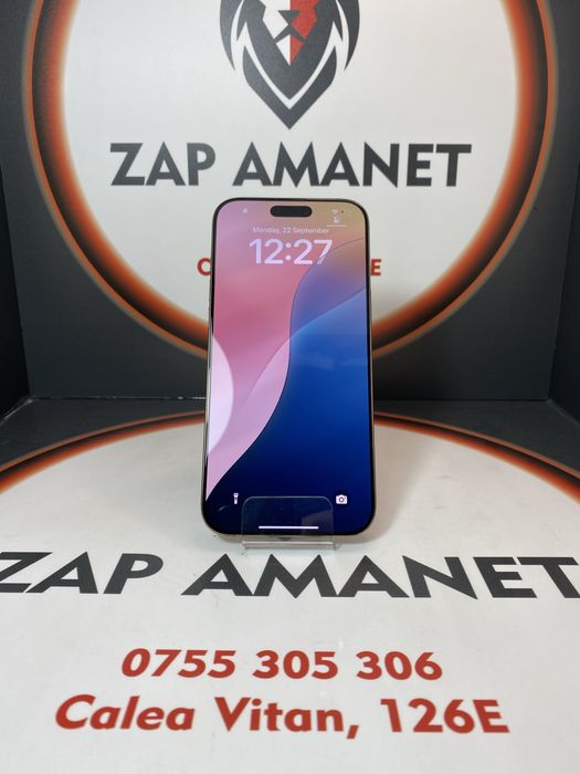 ZAP AMANET VITAN - iPhone 16 Pro Max - 256GB - 93% 360 C.I. - Desert T