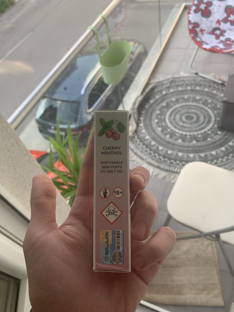 Vapy 3500 puffs cherry menthol