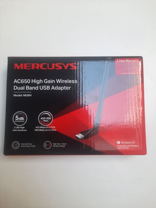 Adaptor USB Wi-Fi Mercusys, Stare Impecabilă