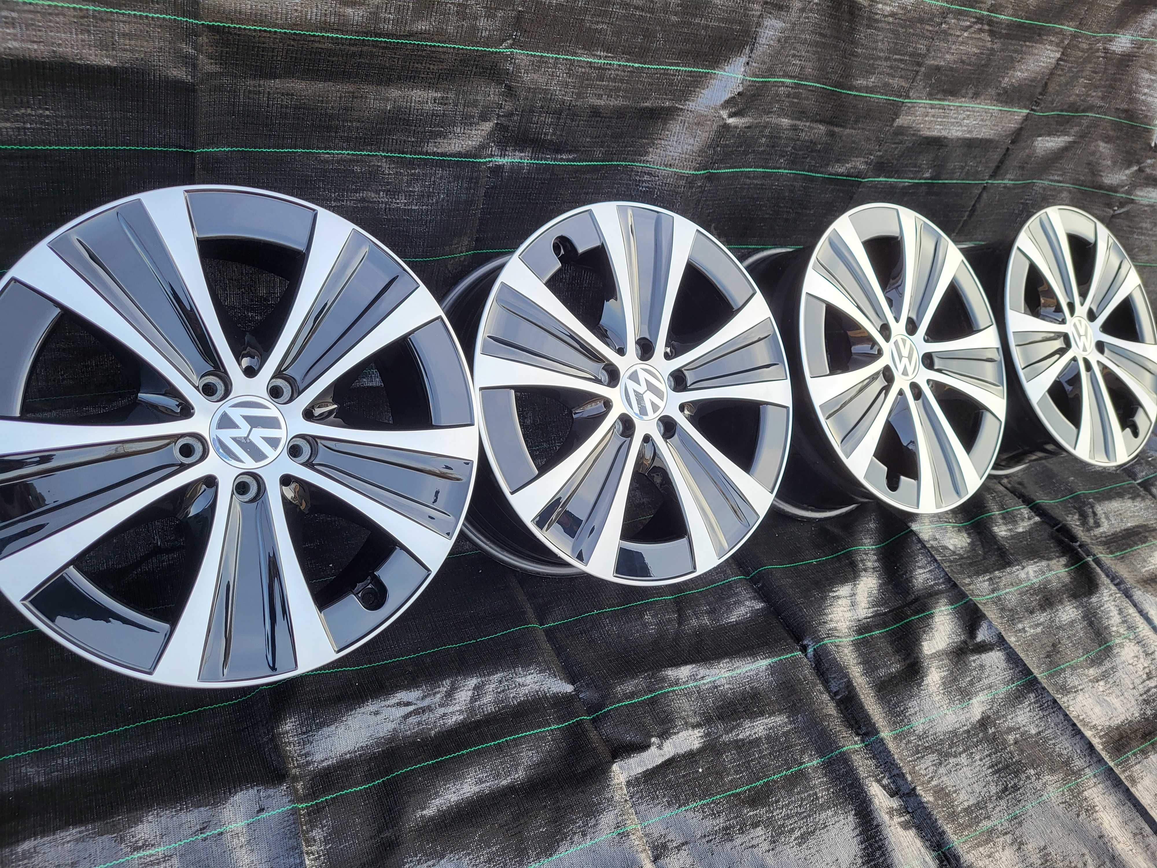 Vand jante Bicolore 5x112 R18 pt Passat CC, Tiguan, T-Roc, Golf-ca noi