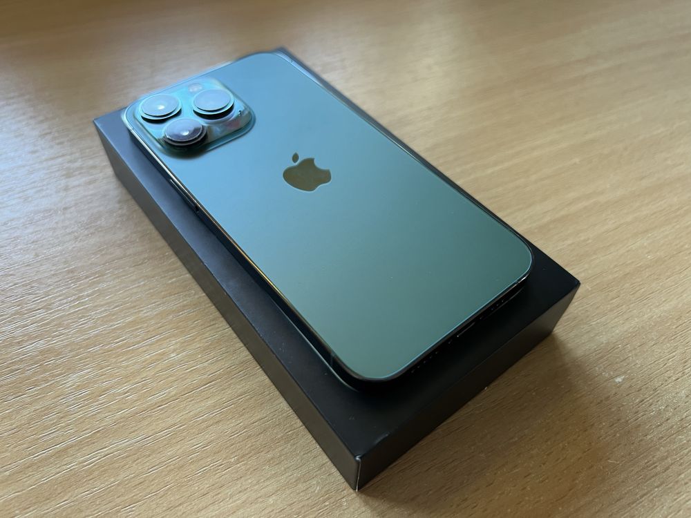 iPhone 13 PRO 128 Gb, Alpine Green, 86% baterie, cu cutie