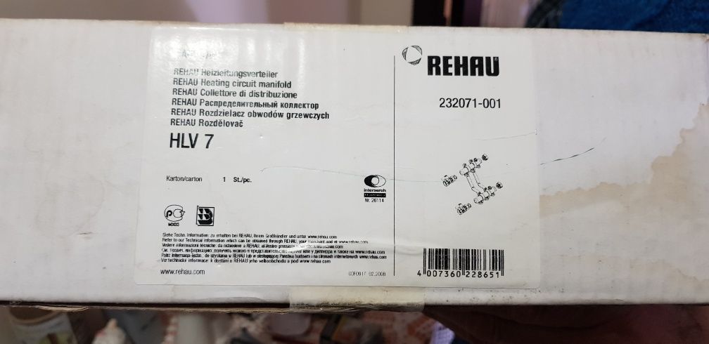 Rehau Hlv7  Nou pt incalzire in pardoseala