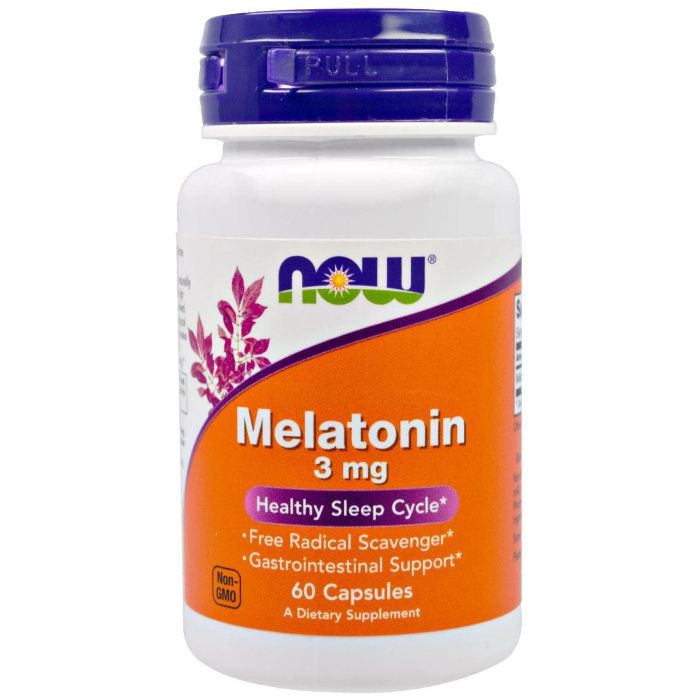 Now Foods, Мелатонин 3 мг, 60 капсул. Melatonin 3mg