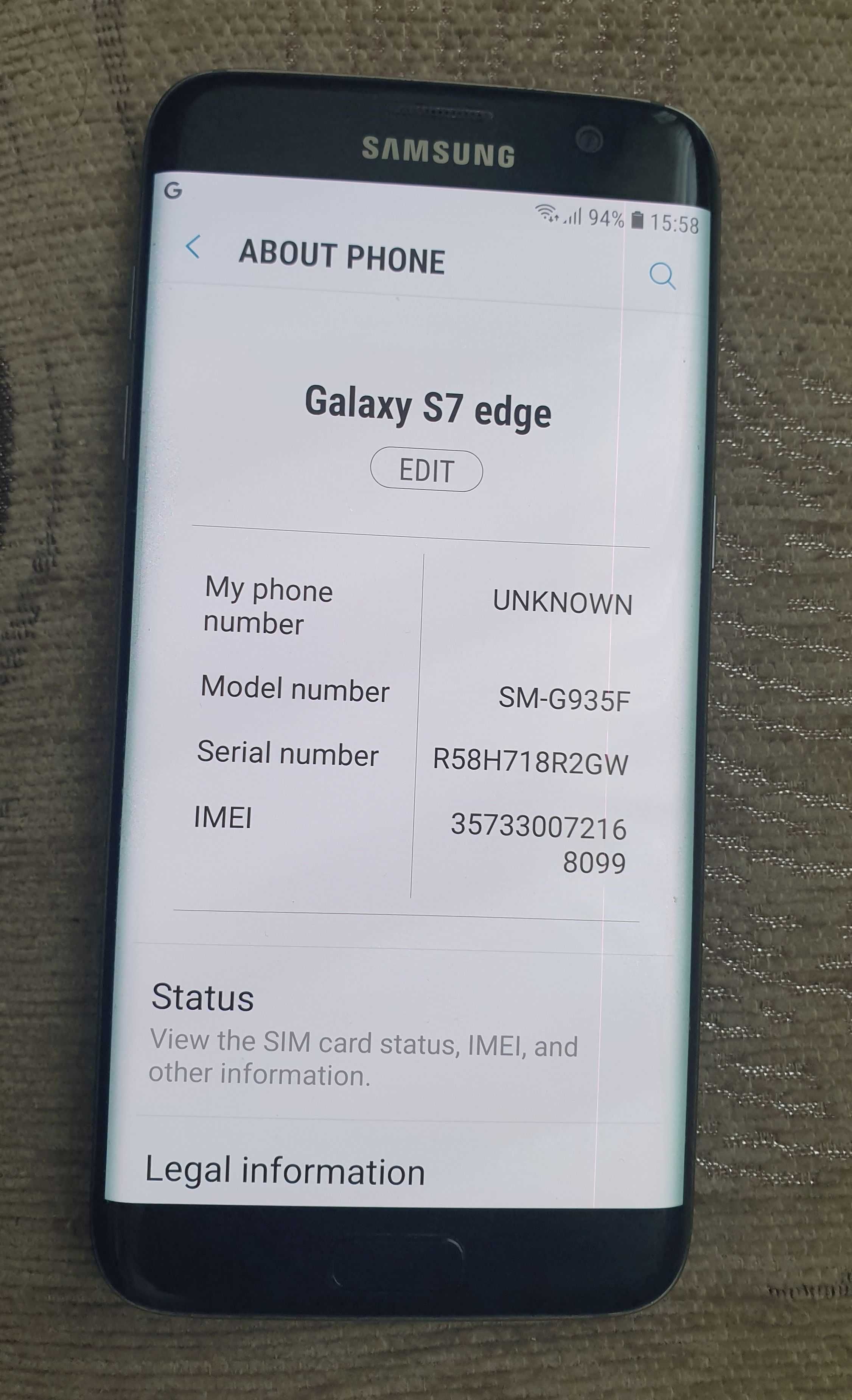 Samsung Galaxy S7 Edge SM-G935F