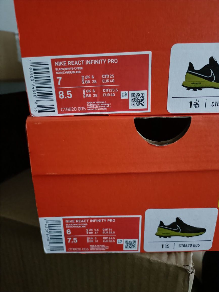 Nike React Infinity номер 38.5 код 68A