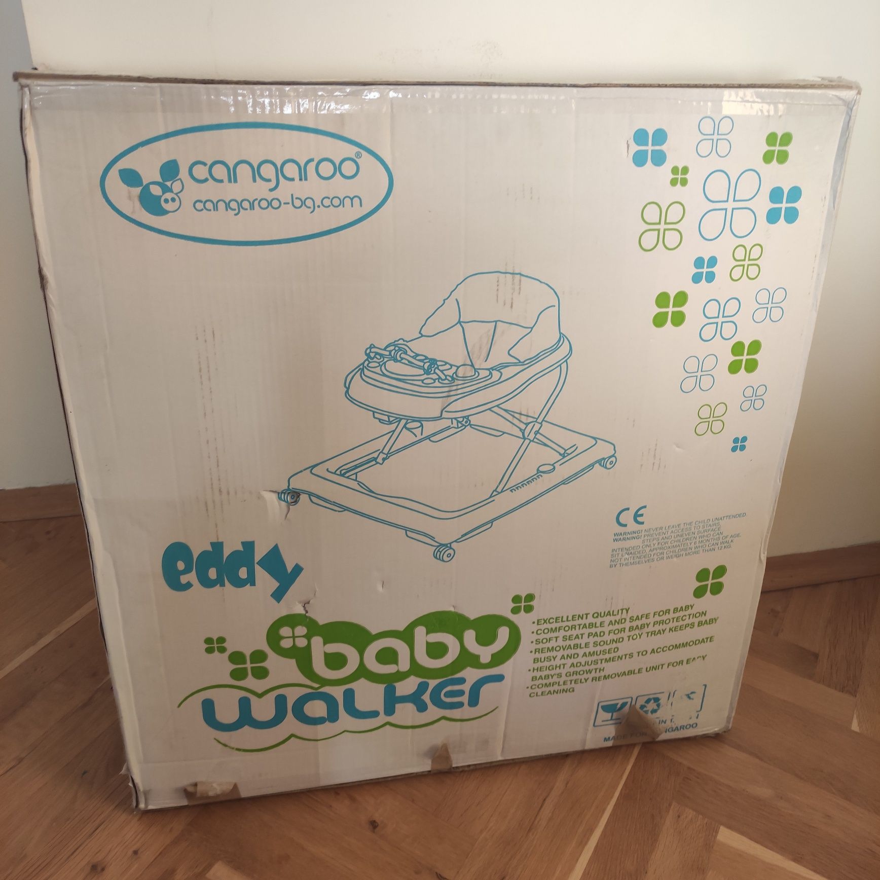Проходилка CANGAROO Eddy зелена