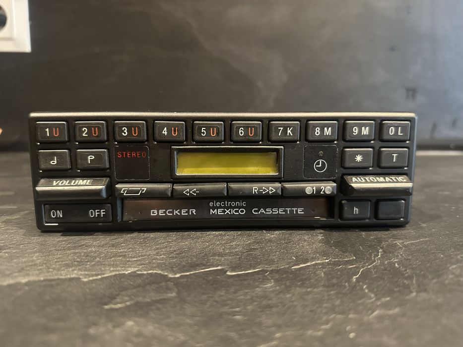 Becker mexico 1984г бекер mercedes w123 w126 r107