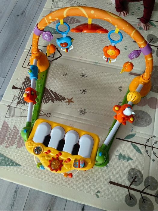 Centru de joacă bebeluși, cu pian, jucărie muzicală, multifuncțională,