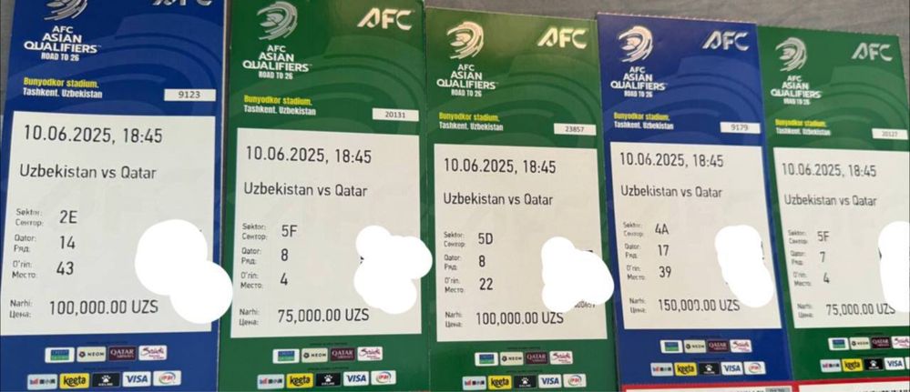 oʻzbekiston Qatar Bilet bor