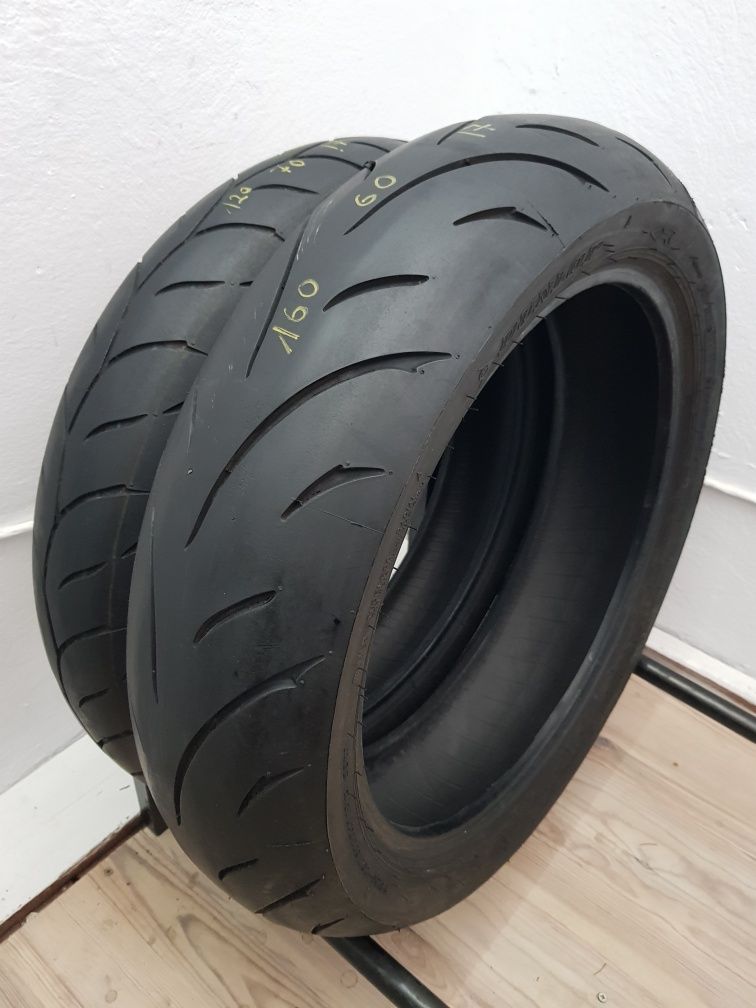 Anvelopa moto 120 70 17 cu 160 60 17 Dunlop Qualifier