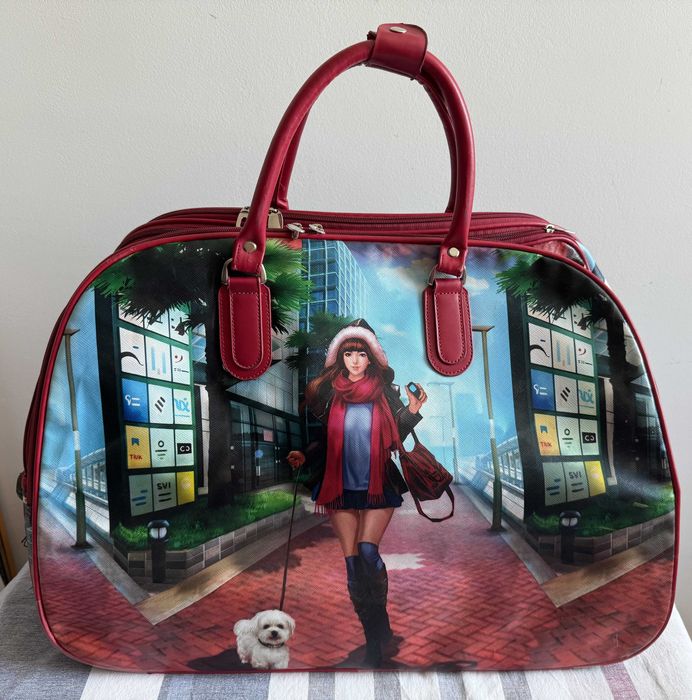 Eleganta geanta de voiaj sau mana, Anglia, troler  modern, design unic