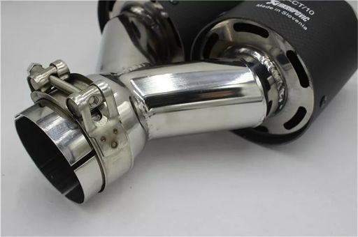 Akrapovic Накрайници за ауспух двуцевка ф63хф89 гърне Акрапович карбон