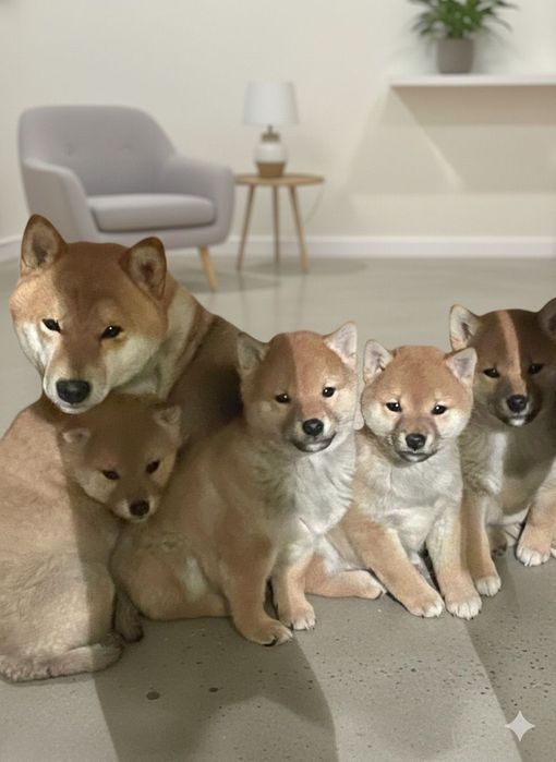 Щенки сиба ину готовы к переезду