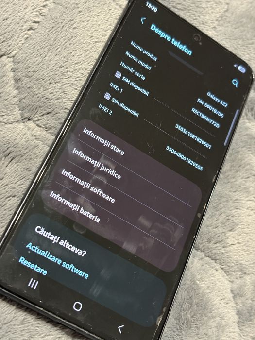 Samsung S22-128 GB ,stare excelentă
