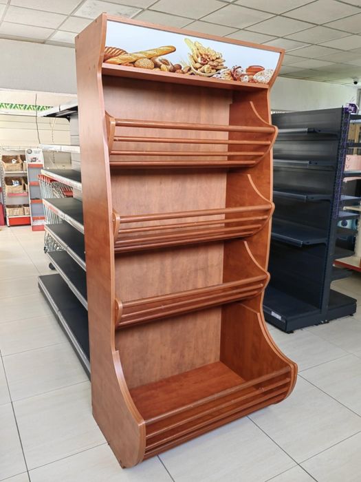 Дървен стелаж за хляб