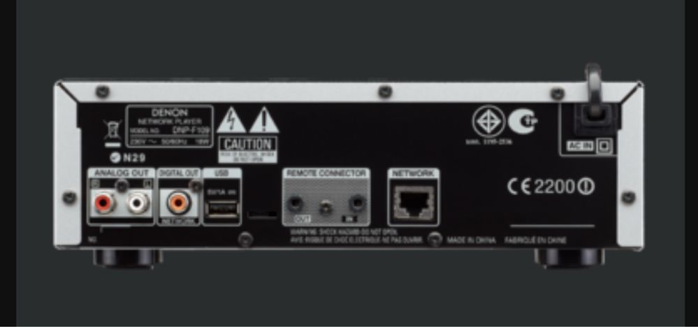 DENON DNP-F109 Network player 100V from Japan