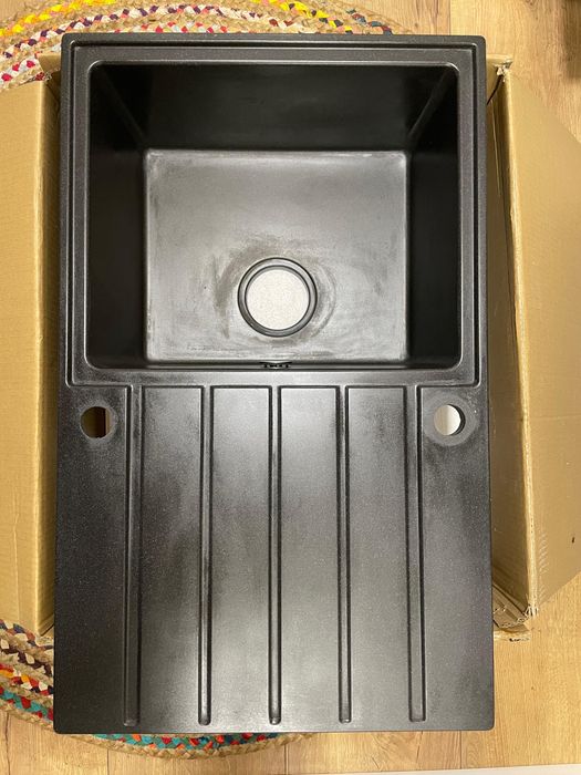 Chiuveta bucatarie neagra compozit