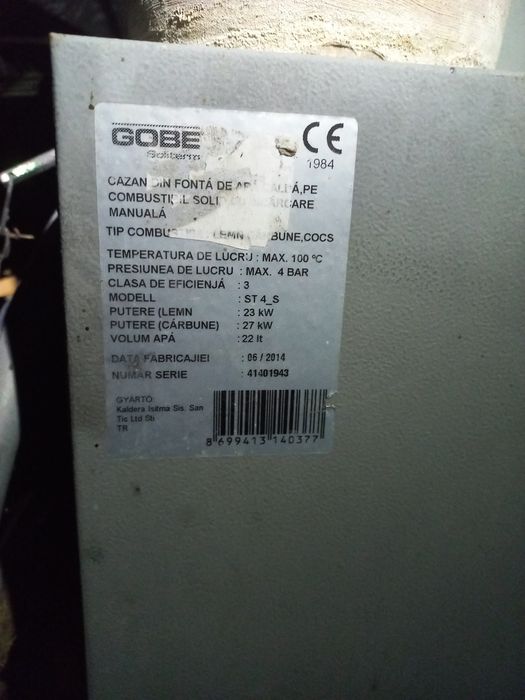 Centrală pe lemne și cărbuni