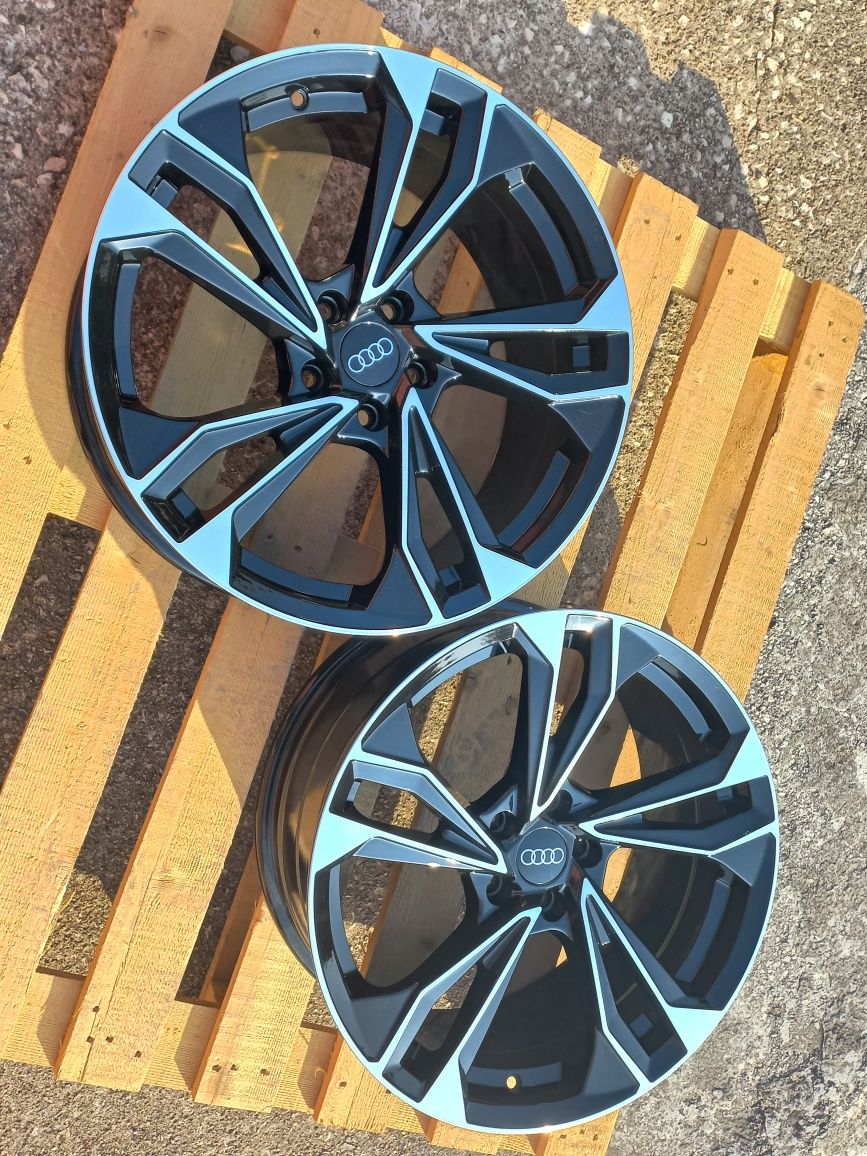 19 Audi RS25 8.5j et35 A4 A5 A6 A7 A8 Q3 Q5 Q7 Black Polish Чисто Нови