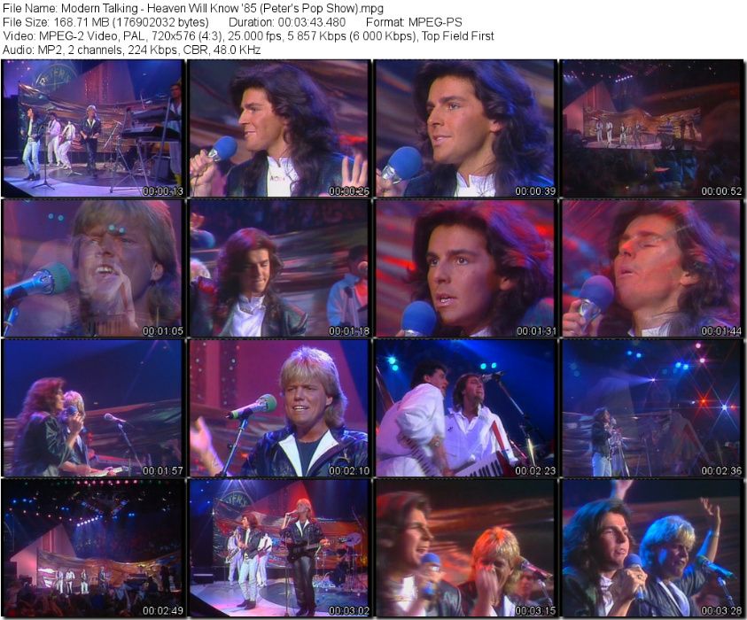 Peter's Pop Show pe DVD 1985, 1986, 1987 (Concerte DORTMUND)