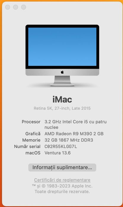 iMac 27" late 2015