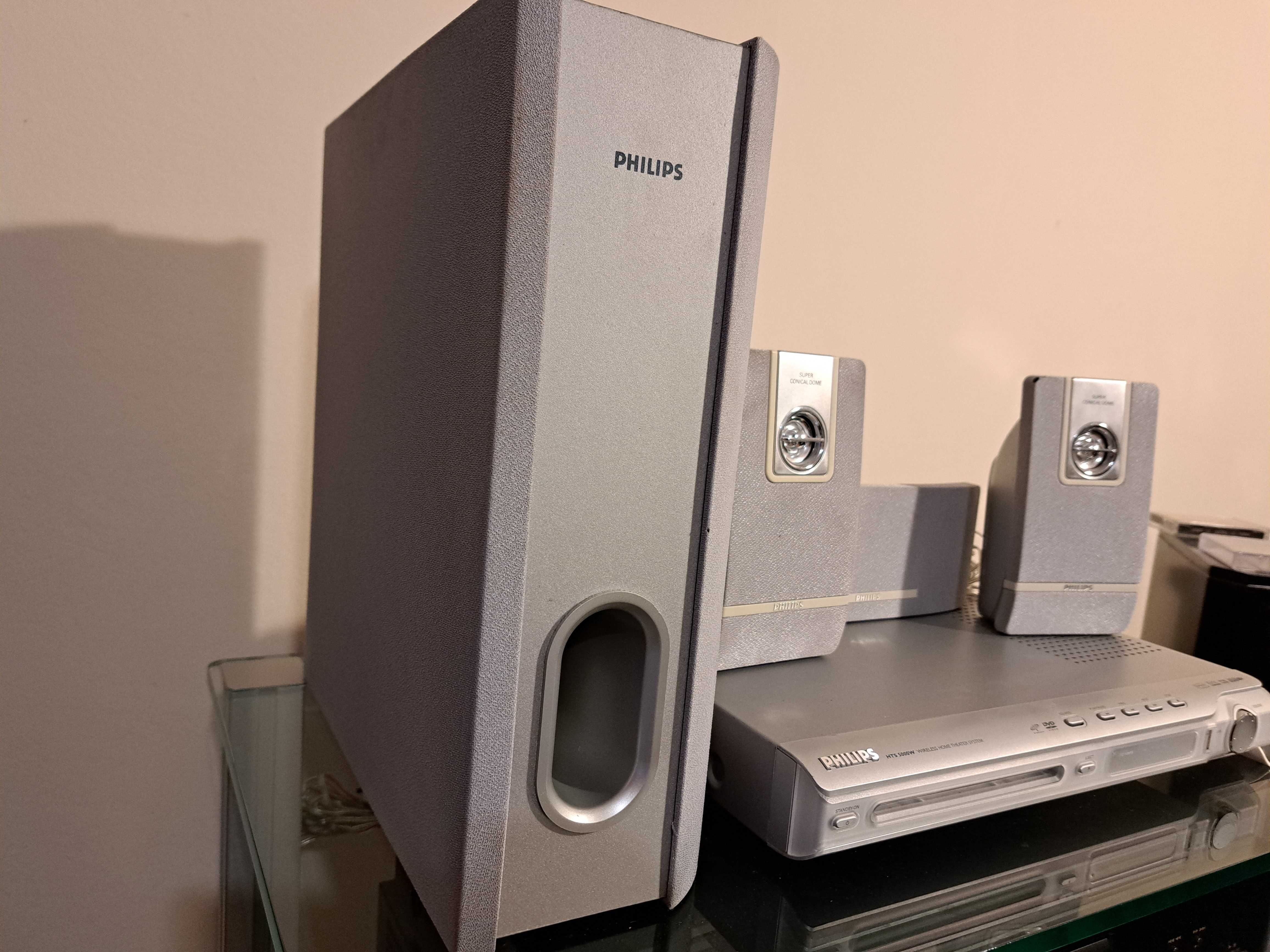 Homecinema Philips HTS-5000W, DVD si SACD player, 500w