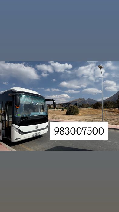 Avtobus, MikroAvtobus,Miniven va boshqa transport xizmatlari mavjud.