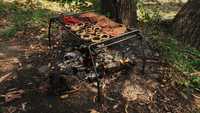 Gratar pliabil camping, bushcraft, picnic 40/30cm
