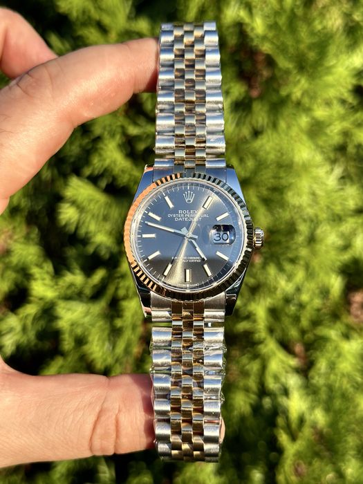 rolex datejust gray dial 36,mm