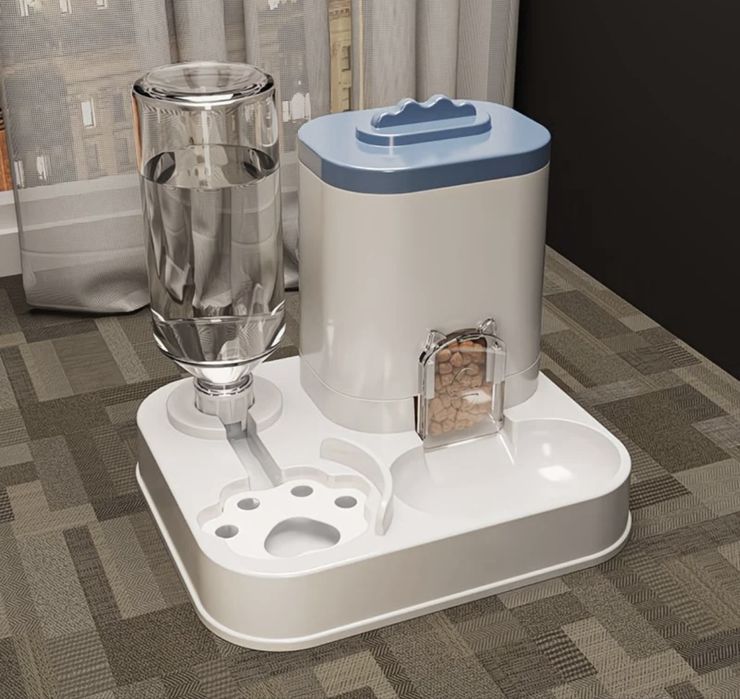 Автоматическая кормушка-поилка 2-в-1