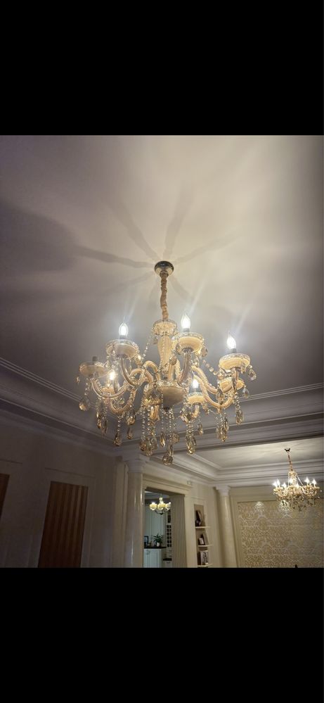 Lustre candelabre cristal