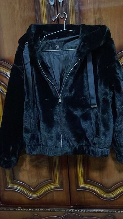 Пол пальто с капюшоном Размер М