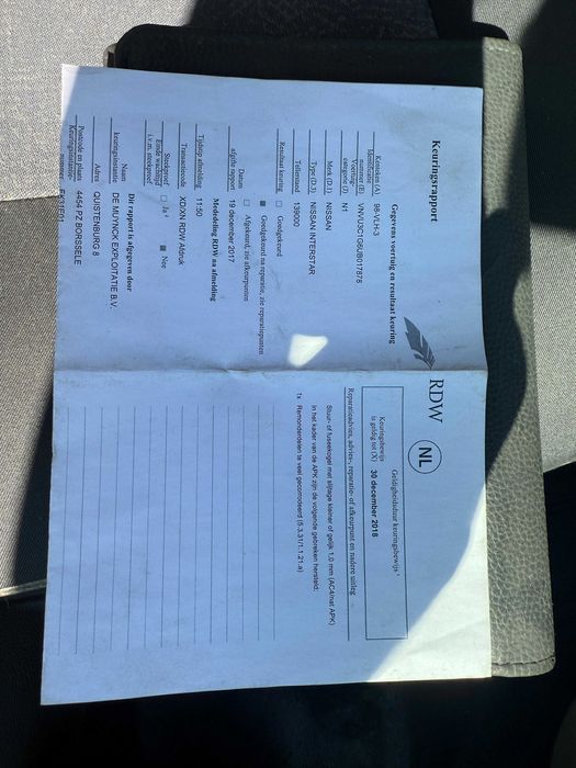 Nissan interstar sprinter crafter lada AL