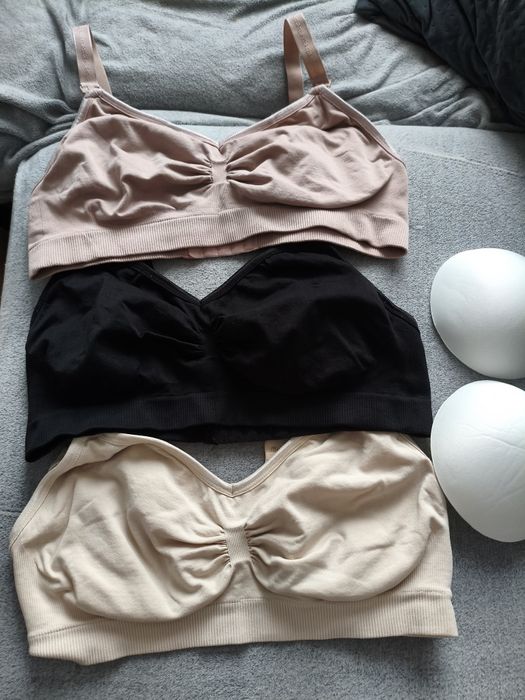 Set 3 sutiene pentru alăptat XL, maternitate