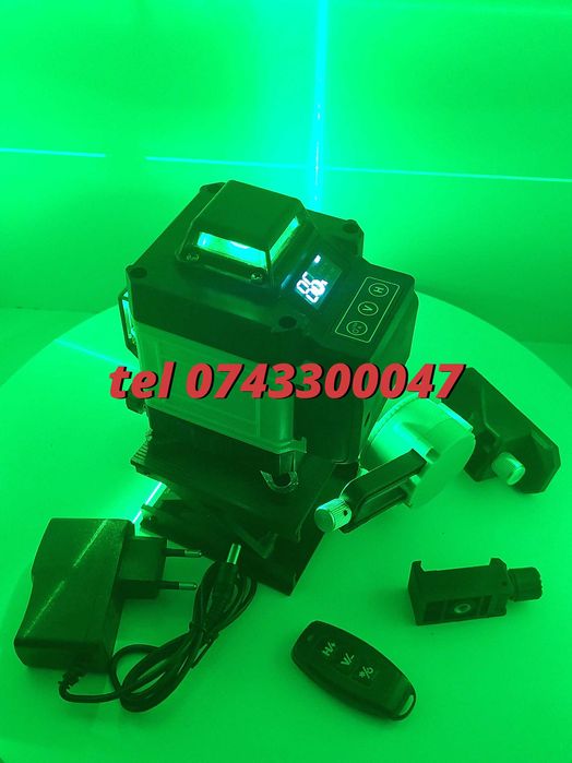 Promotie Auto Nivela Laser 4d 16 Linii Autoniveare Inclinare Suport