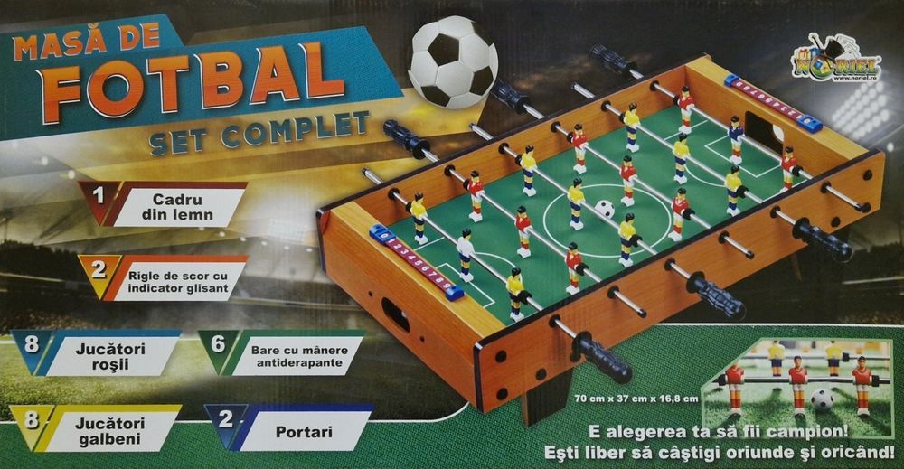 Masa de fotbal 70x37x16.8 + cadou