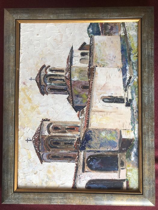 Картина “Храм Св. Наум-Охрид”