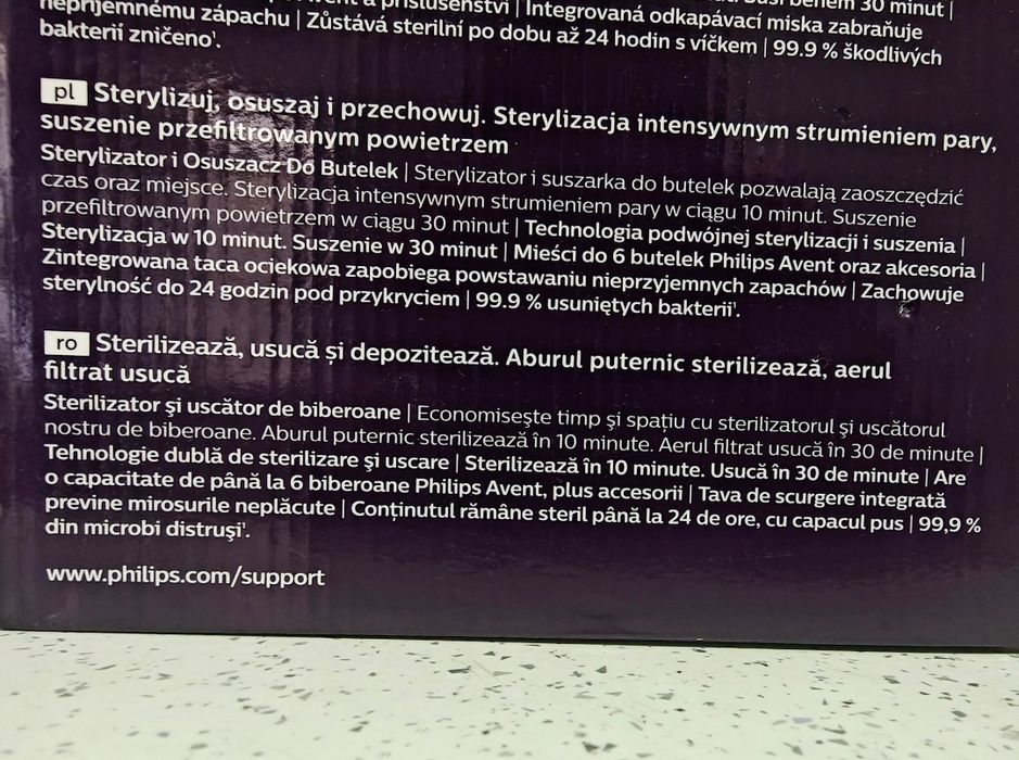 Sterilizator biberoane Philips Avent