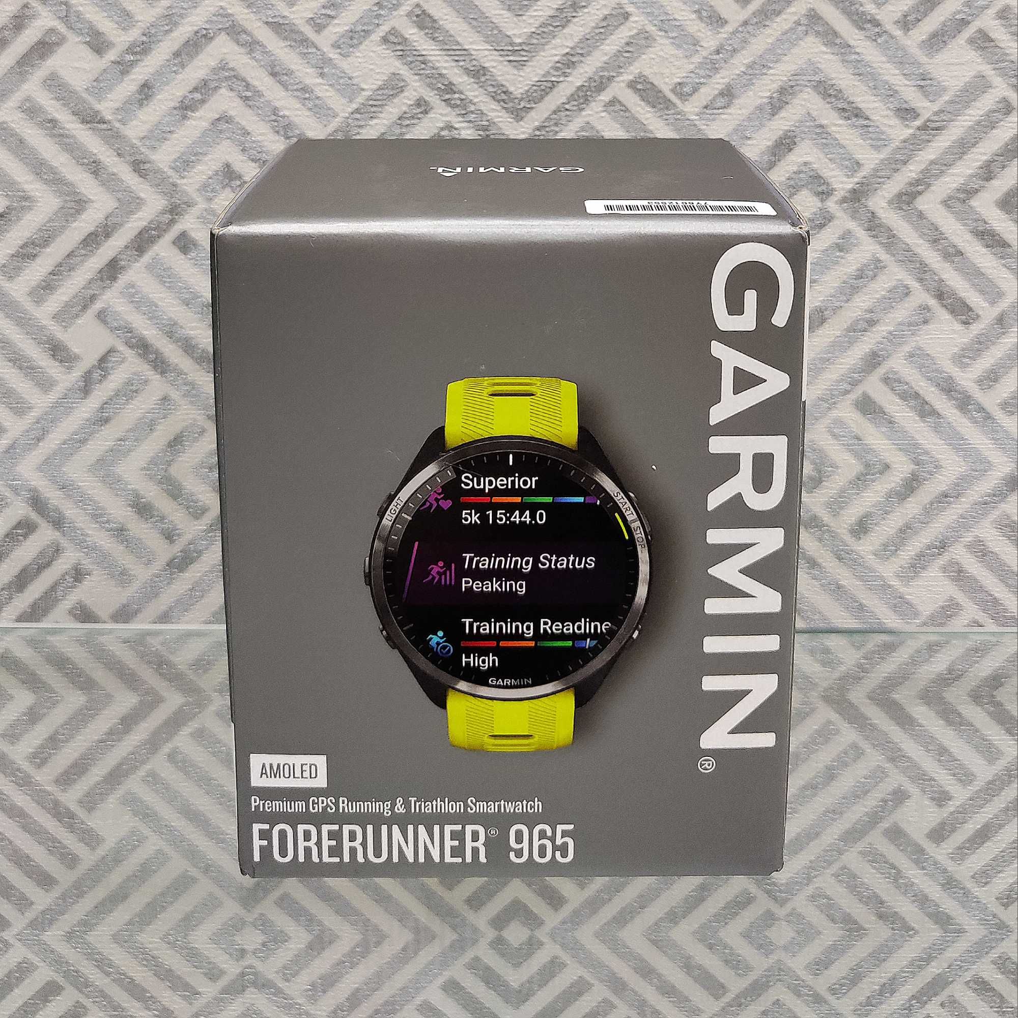 Garmin Forerunner 965 (carbon gray DLC titanium/amp yellow-black)