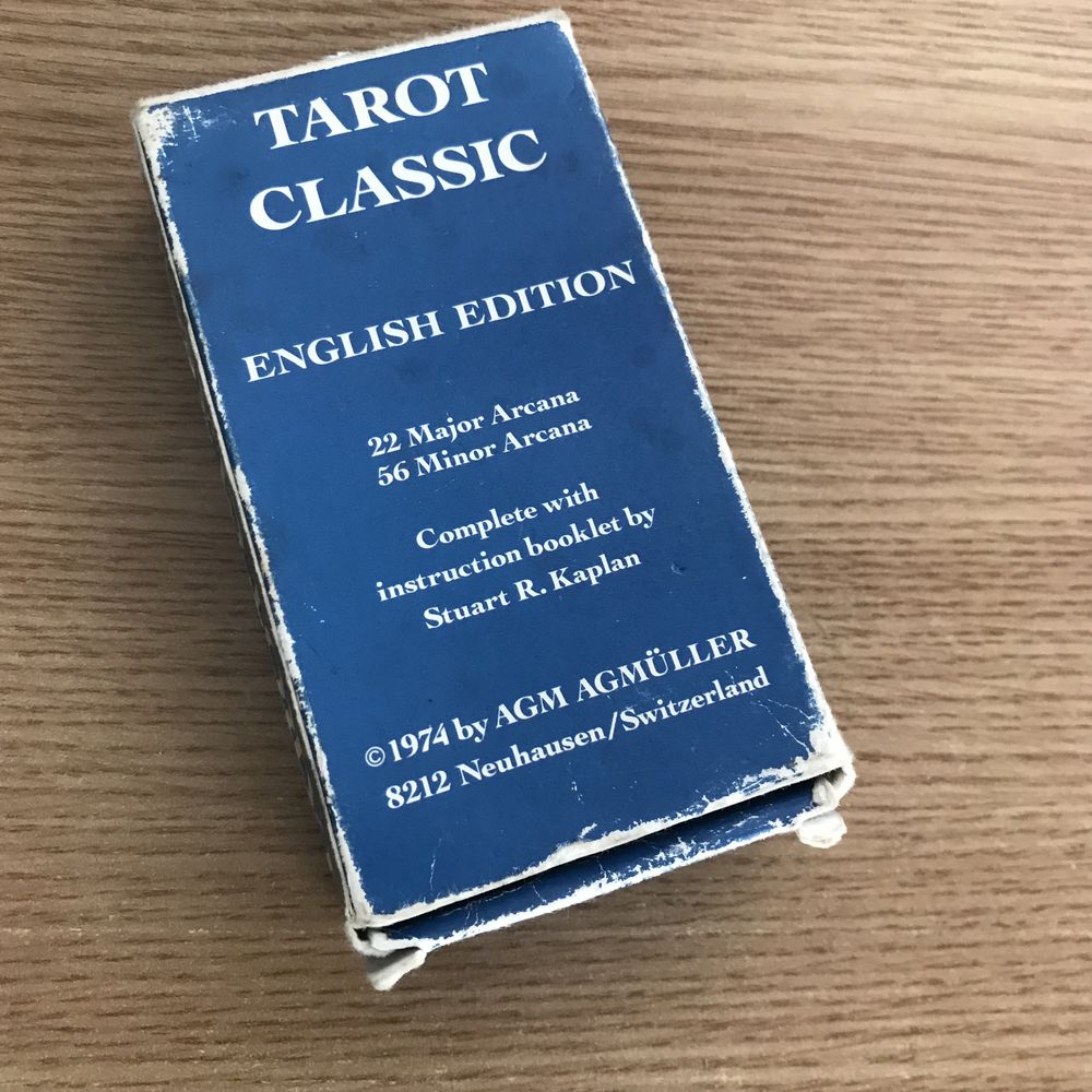 Set carti Tarot Clasic, editie elvetiana 1974