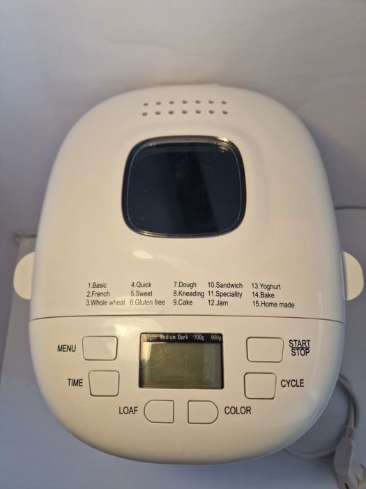 Mașină de făcut pâine Gorenje BM900WII – 550W, 15 programe