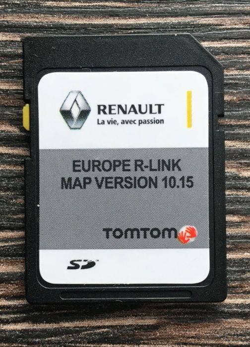 NEW RENAULT TomTom R-LINK V10.85 SD CARD Навигационна 2023 сд карта